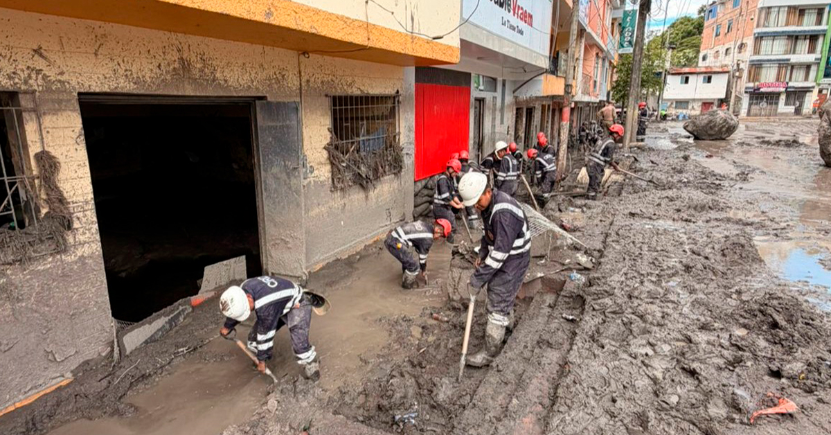Gobierno amplía estado de emergencia por 60 días en 179 distritos de 21 regiones ante peligro por lluvias intensas