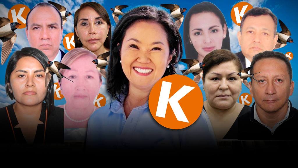 Deudores coactivos, multados y &ldquo;golondrinos&rdquo;: los candidatos de Keiko