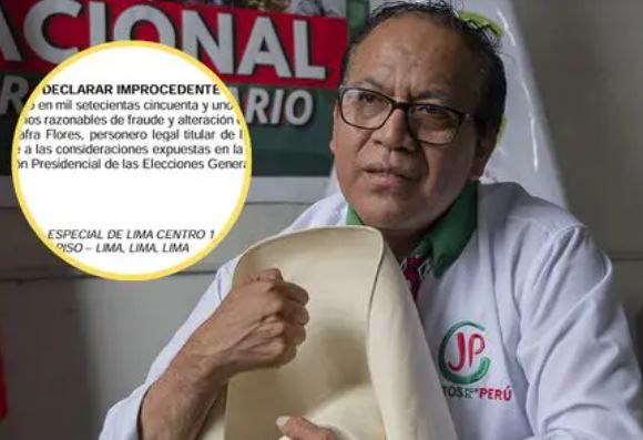 ‘Chotean’ pedido de JP de anular mesas