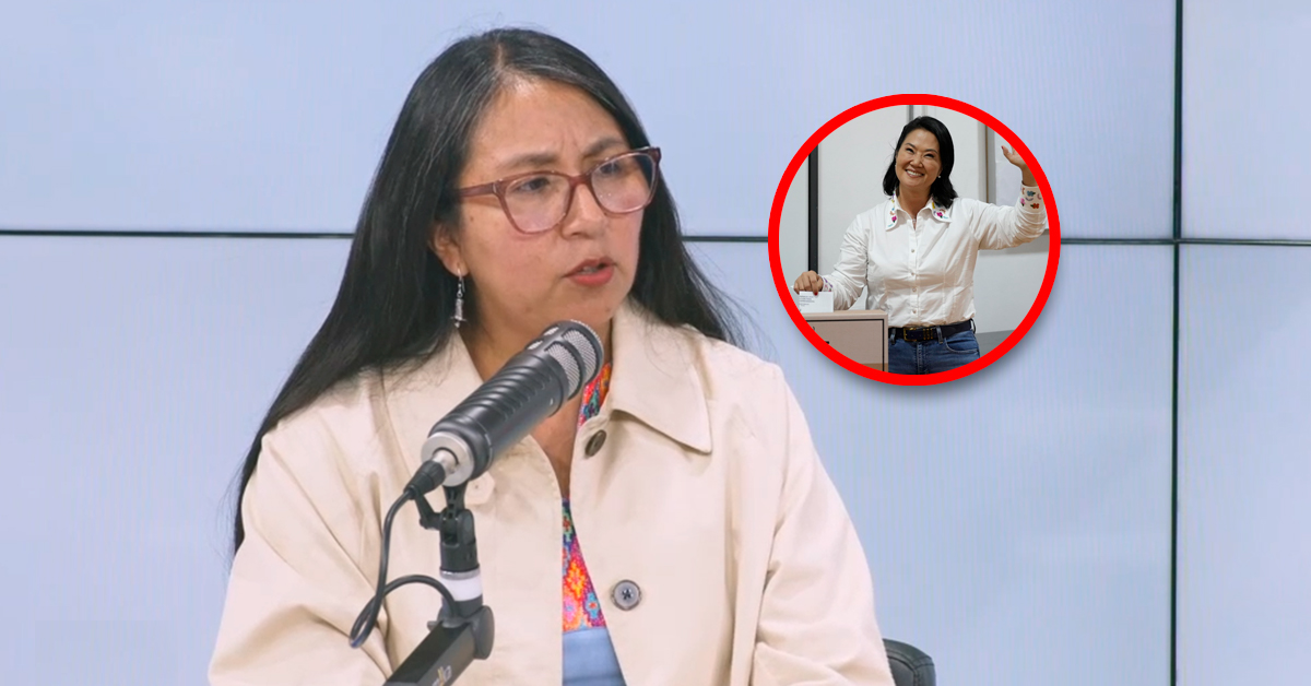 Ruth Luque: "Si Keiko Fujimori no se hubiera presentado, no estaríamos en este escenario"