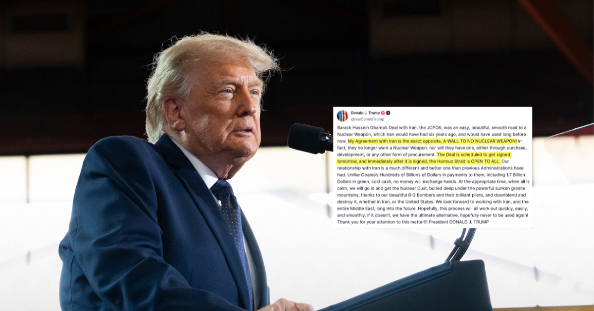 Trump afirma que acuerdo entre EE. UU. e Irán se firmará y de inmediato se abrirá el estrecho de Ormuz