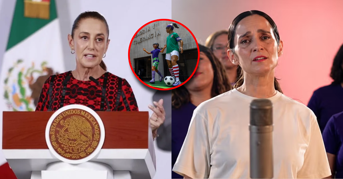 Sheinbaum defiende canción "La niña futbolista" de Julieta Venegas tras polémica: "No se pretendía que fuera oficial"