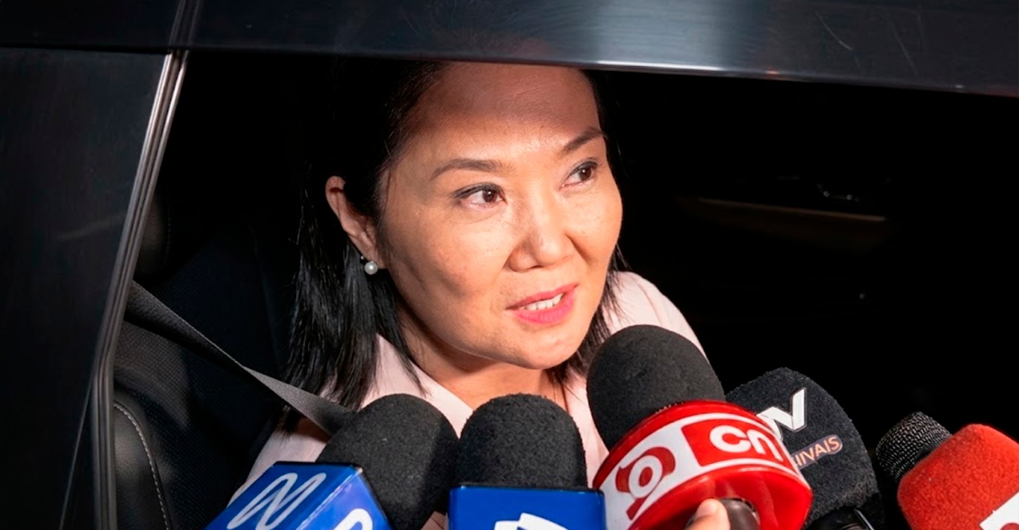 Keiko Fujimori: "Voy a seguir esperando con mucha prudencia los resultados de la ONPE"