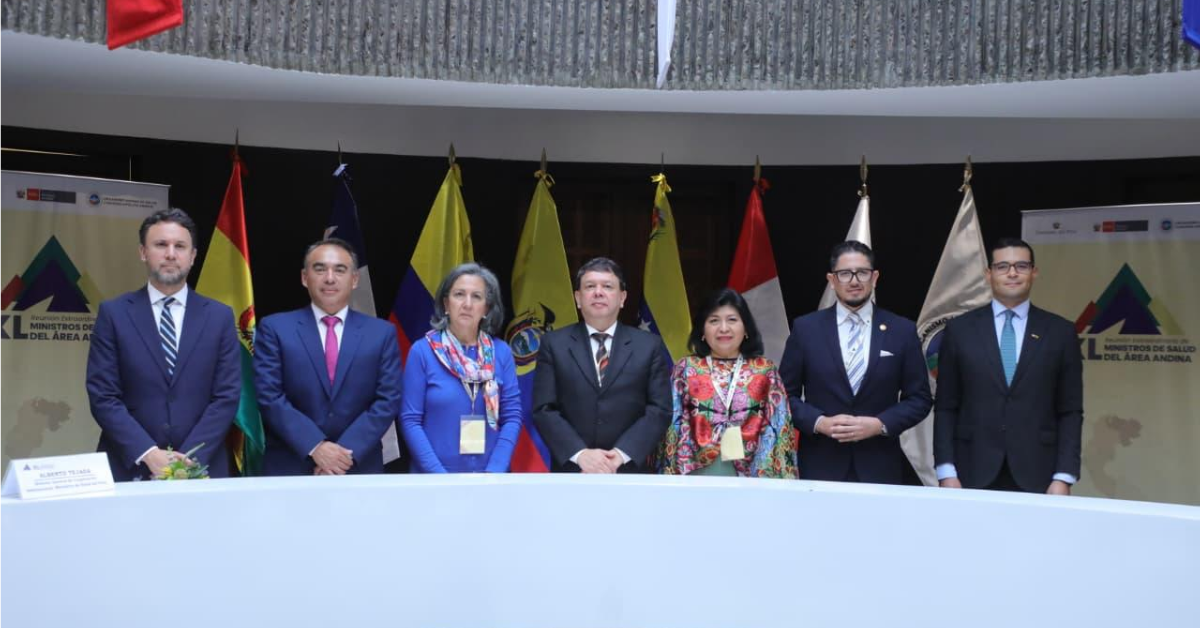 Perú reúne a ministros de Salud andinos para fortalecer la cooperación sanitaria y beneficiar a millones