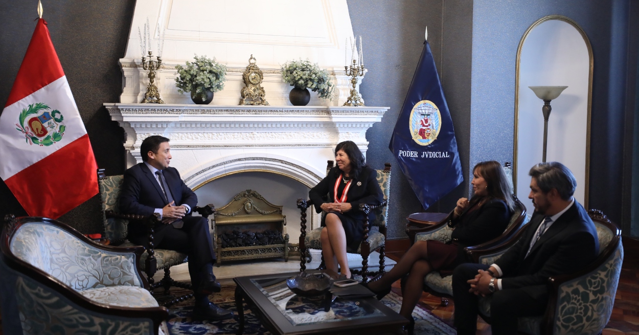 Poder Judicial y Ministerio de Justicia articulan esfuerzos para optimizar sistema de justicia en el país