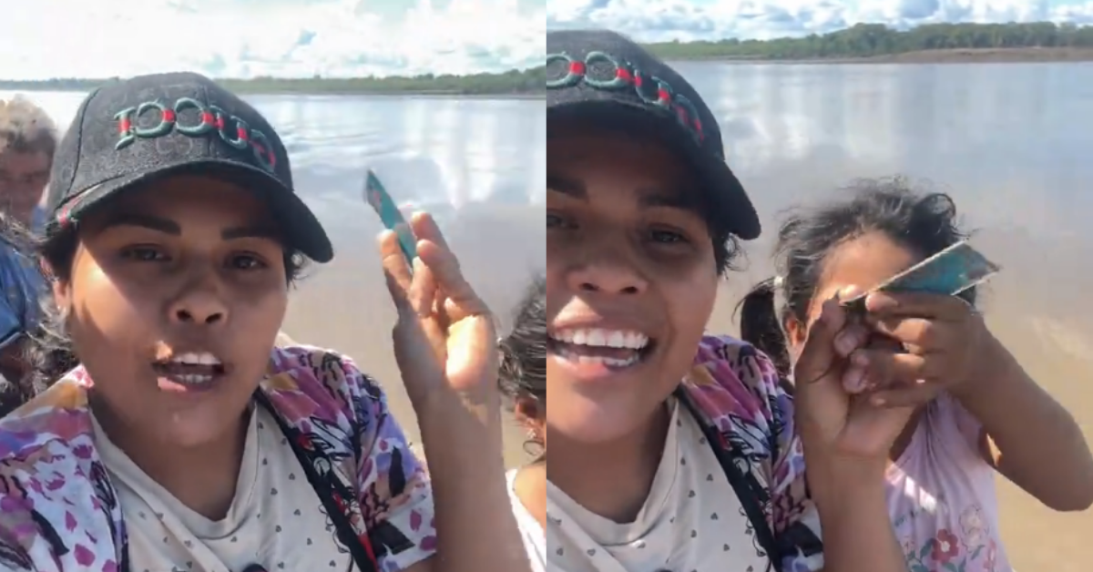 Elecciones 2026: Niña arroja DNI de su madre al río camino a votar y desata risas en redes sociales