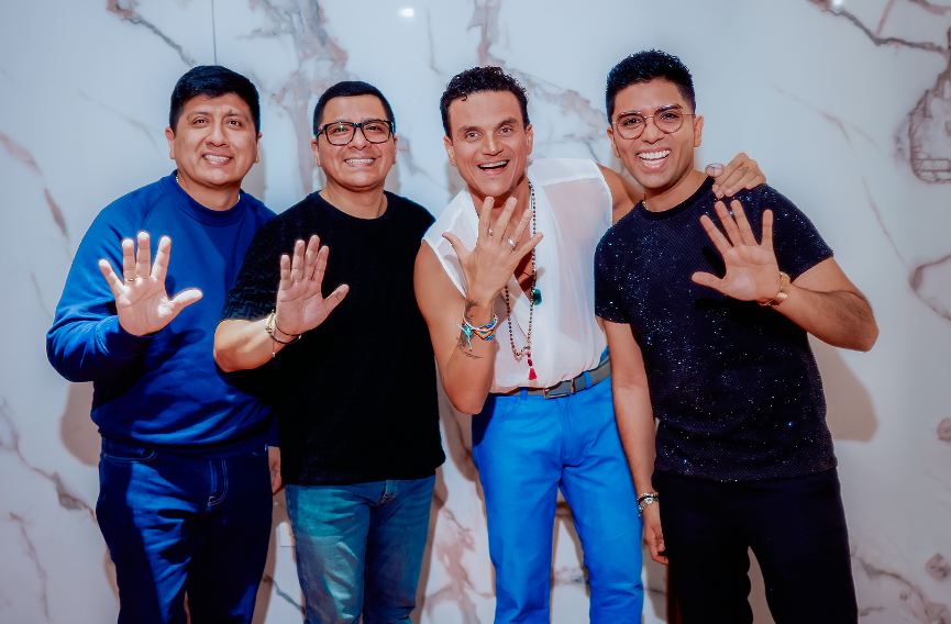 Grupo 5 se luce con Silvestre Dangond