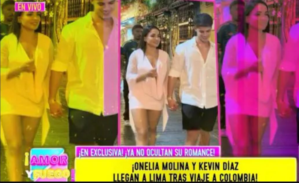Onelia Molina se luce chapando con Kevin Díaz