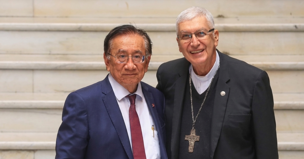 José Balcázar se reúne con cardenal Castillo y afina detalles previo a su visita al papa León XIV en el Vaticano