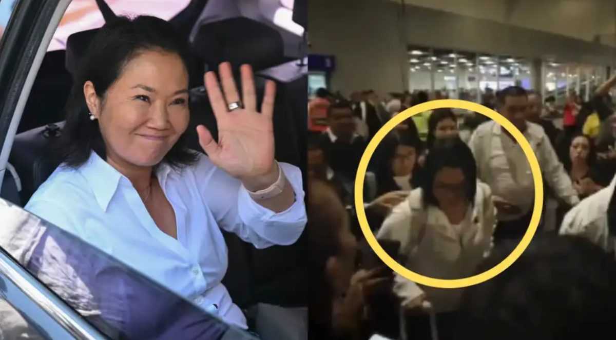 Keiko Fujimori regresó al Perú