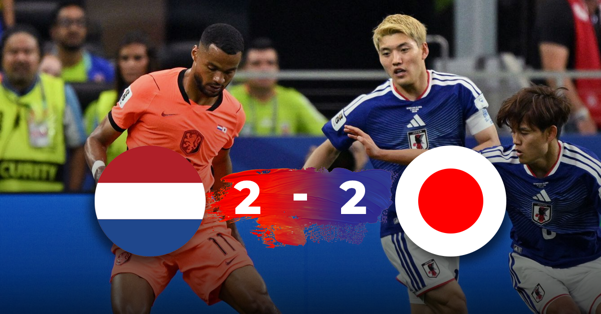 Japón y Países Bajos empatan 2-2 en Dallas: Goles, mejores momentos y un invicto que se extiende