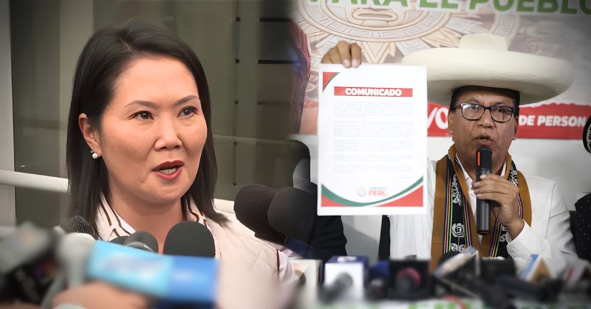 Keiko Fujimori exige a Roberto Sánchez y a su bancada respetar el voto de todos los peruanos