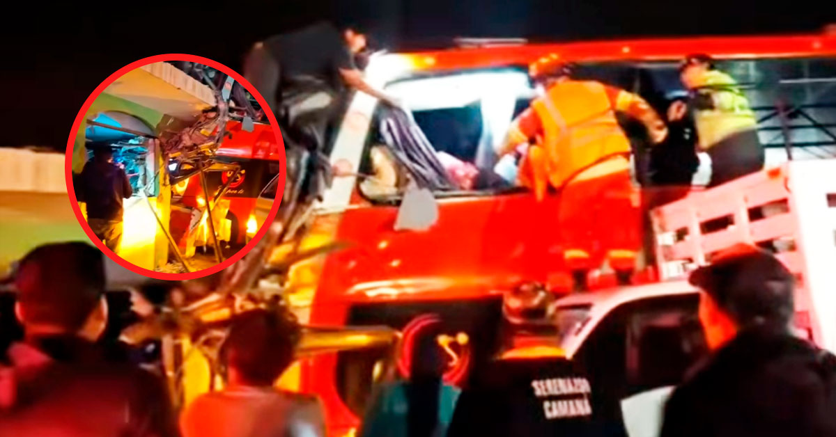 Accidente en Arequipa: Despiste de bus interprovincial dejó más de 50 heridos en Camaná