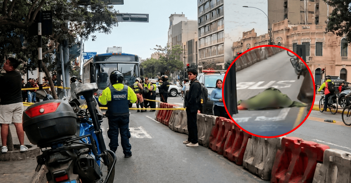 Tragedia en Cercado de Lima: Orientadora de ATU pierde la vida tras ser atropellada por bus del Corredor Azul