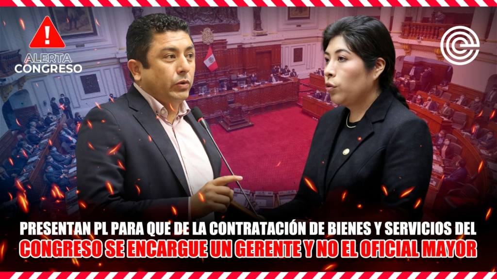 Presentan PL para que de la contrataci&oacute;n de bienes y servicios del Congreso se encargue un gerente y no el Oficial Mayor