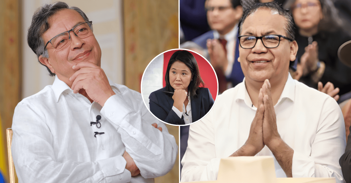 Gustavo Petro define a Roberto Sánchez como "nuevo presidente" de Perú: "Iniciemos una fusión del Pacto Andino con Mercosur"
