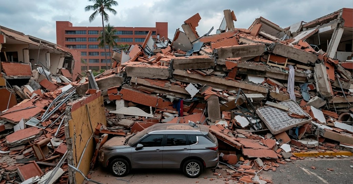 Terremoto en Venezuela: Movimiento provocó colapso de edificio en Tucanas dejando atrapado a ciudadanos