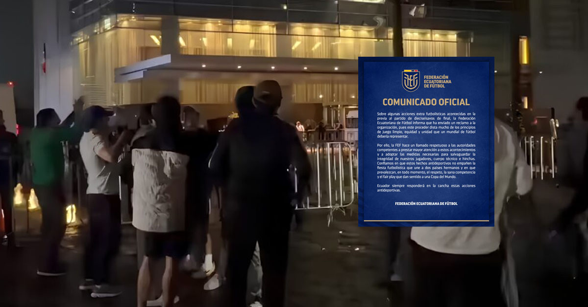 Ecuador presentó reclamo ante FIFA por incidentes en la previa del duelo ante México por los dieciseisavos del Mundial