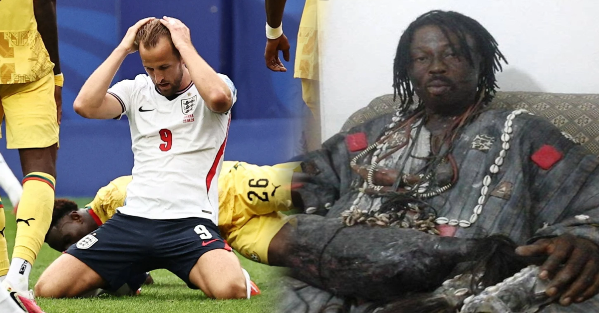 Brujo de Ghana que 'maldijo' a Harry Kane lo libera tras empate de Inglaterra: "Para que pueda marcar"