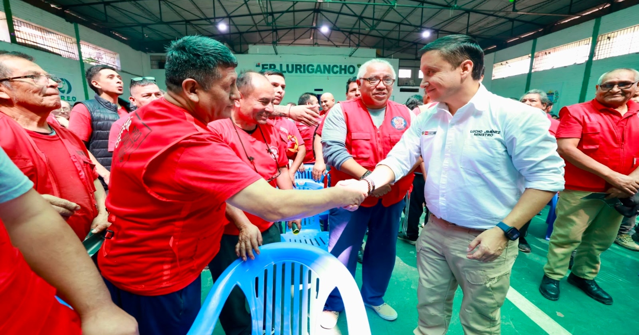 MINJUSDH desarrolla taller de orientación registral a internos del penal de Lurigancho para formalizar emprendimientos