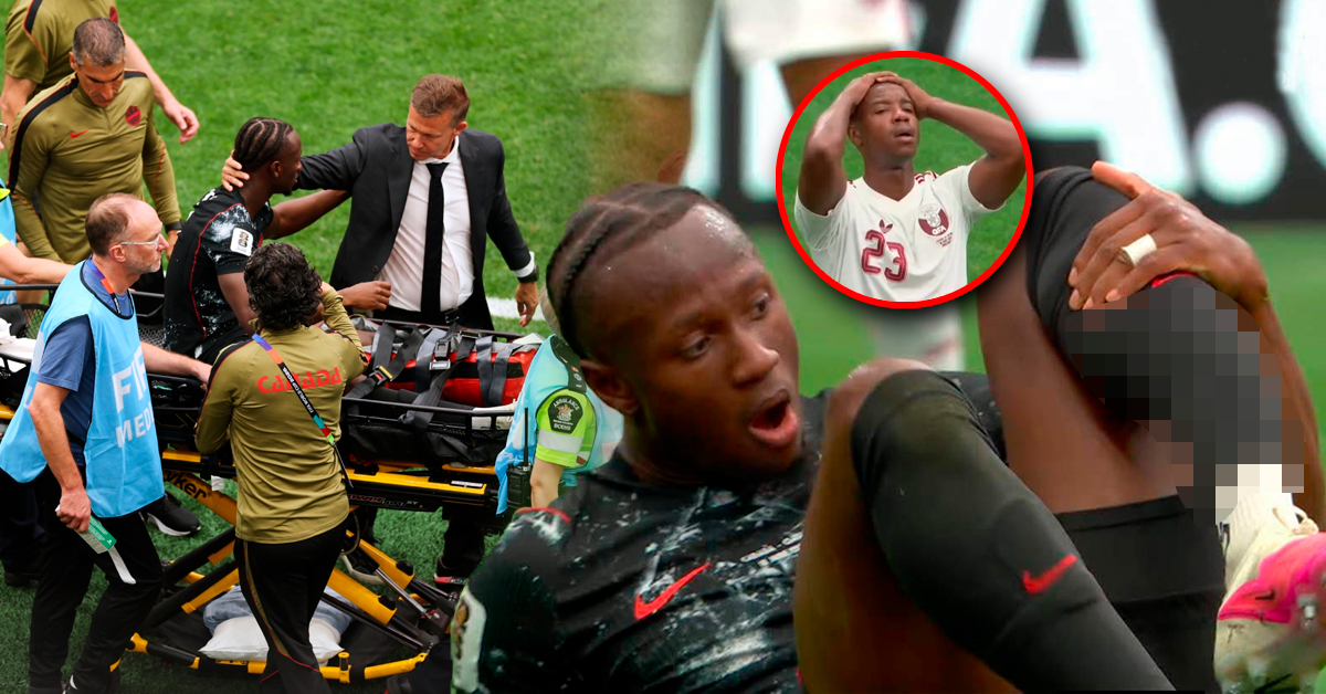 Mundial 2026: Ismaël Koné sufre espeluznante lesión durante el encuentro entre Canadá y Qatar