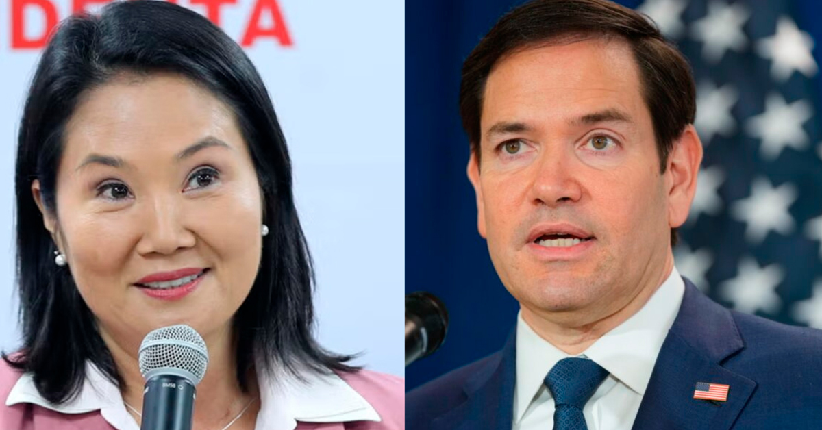 Keiko Fujimori responde felicitación de Marco Rubio: "Espero trabajar junto a él, con el presidente Trump y con los miembros de su administración"