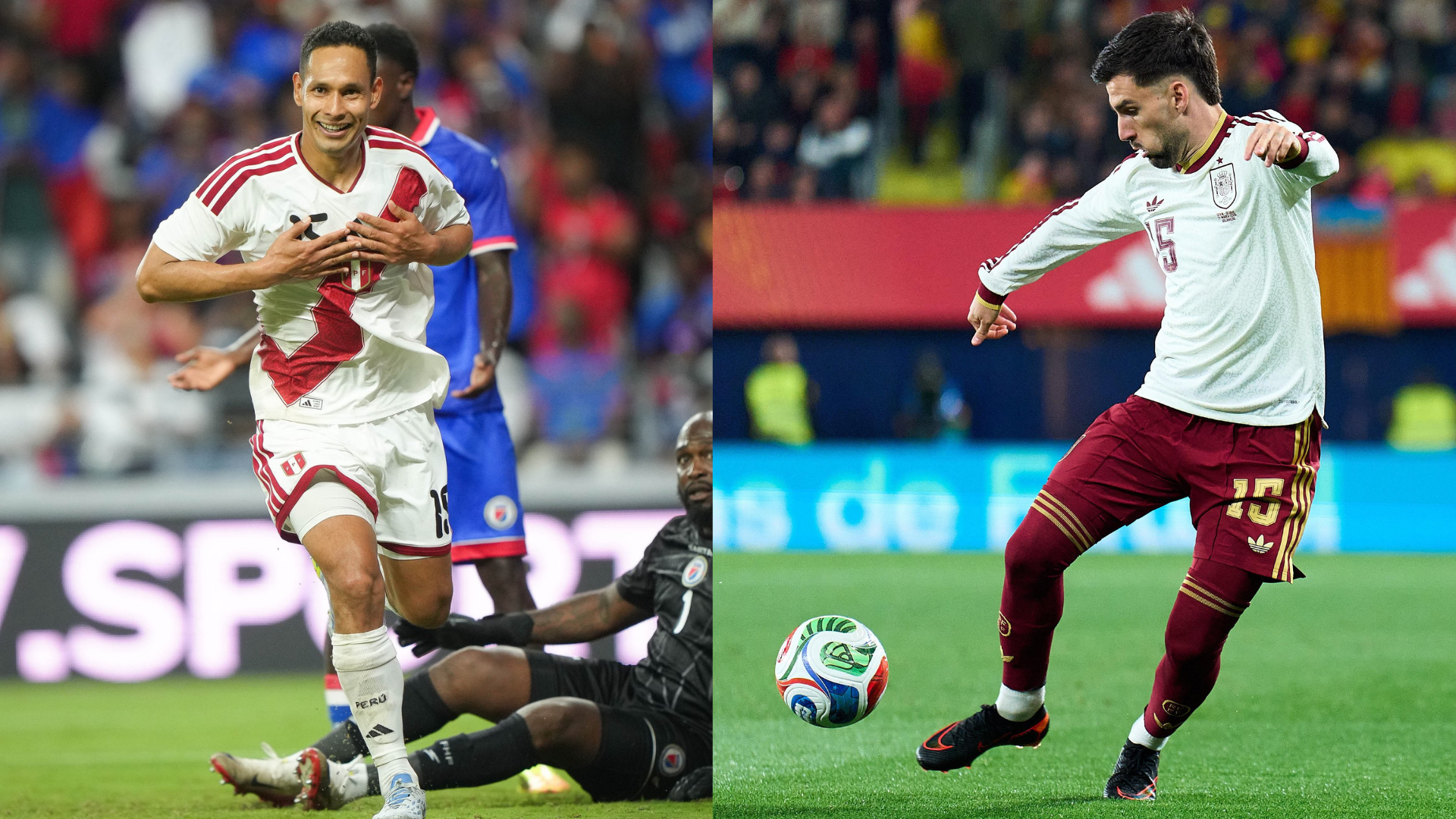 ¡Los 22 confirmados! Estas son las alineaciones de Perú y España para el amistoso de esta noche en México