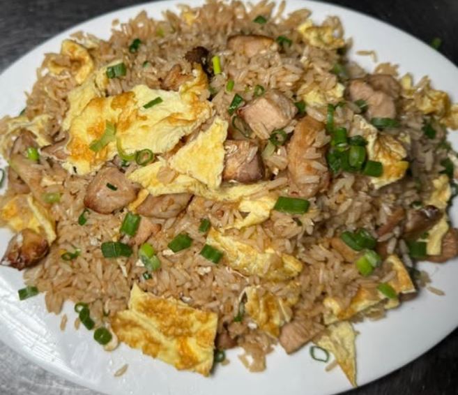 Un delicioso arroz chaufa de chancho