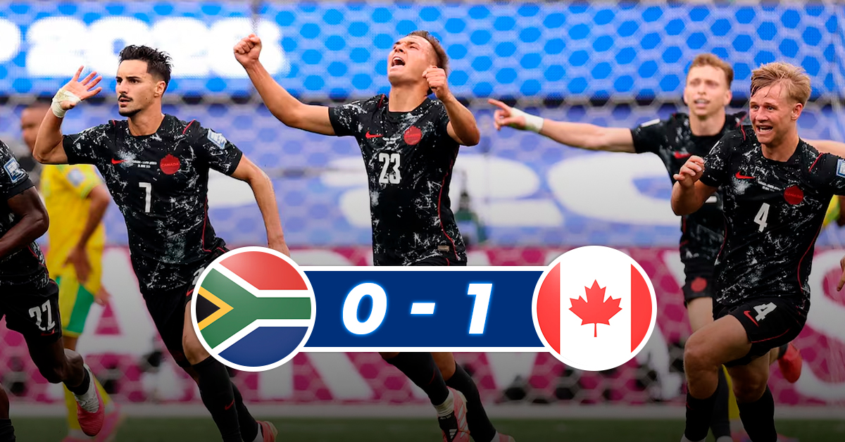 Canadá derrota 1 - 0 a Sudáfrica y avanza primero a octavos de final: ¿Contra qué equipo podría enfrentarse?