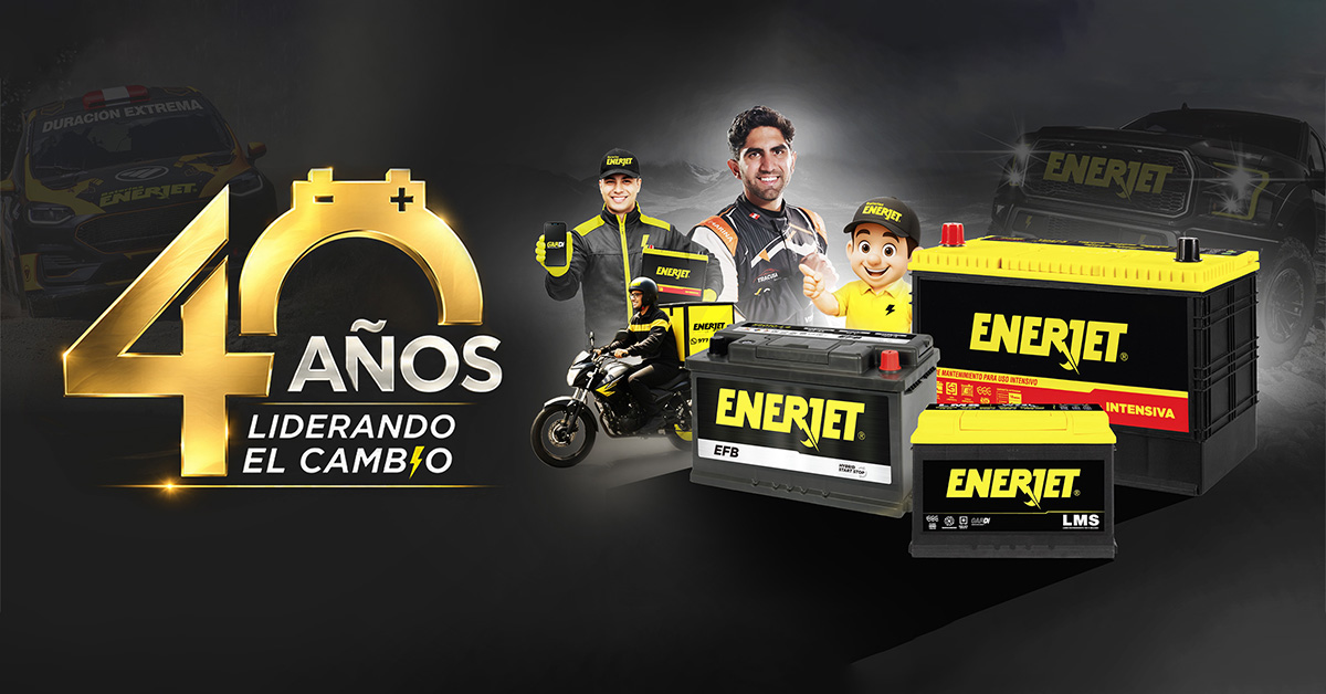Baterías Enerjet: 40 años impulsando el camino de los peruanos