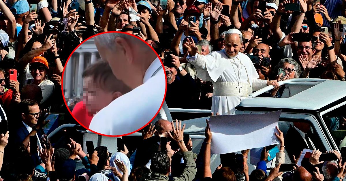 Papa León XIV conmueve al bendecir a bebé peruano disfrazado del pontífice antes de su liturgia