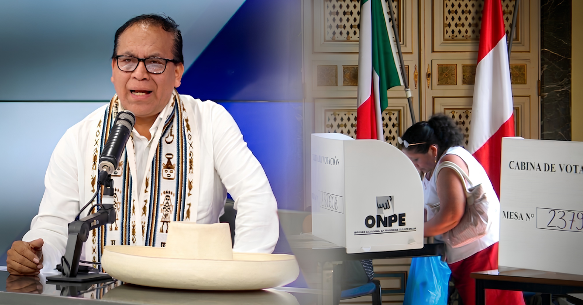 Roberto Sánchez sostiene posición de nulidad de votos en el exterior: "No puedes cambiar las reglas"