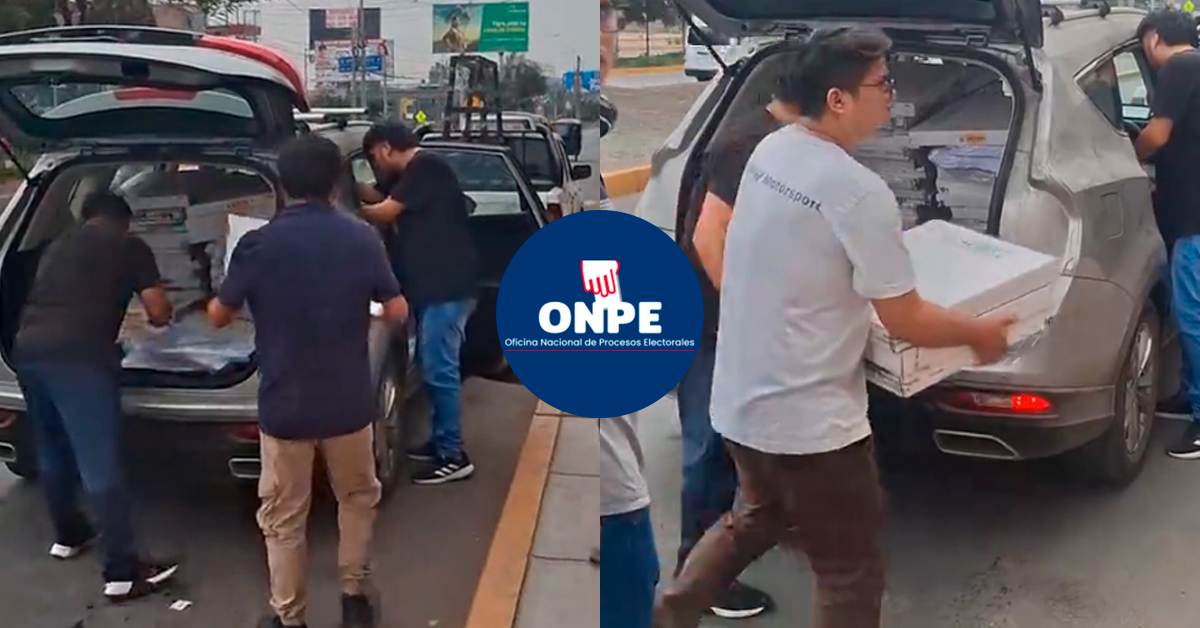 ONPE aclara video sobre supuesto traslado irregular de material electoral sin resguardo