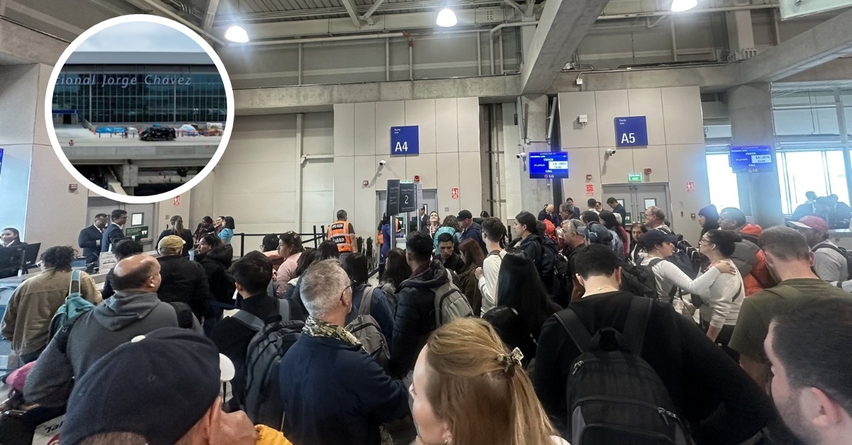 Caos en el aeropuerto Jorge Chávez: Reportan falla en el sistema GPS y retraso masivo en los vuelos