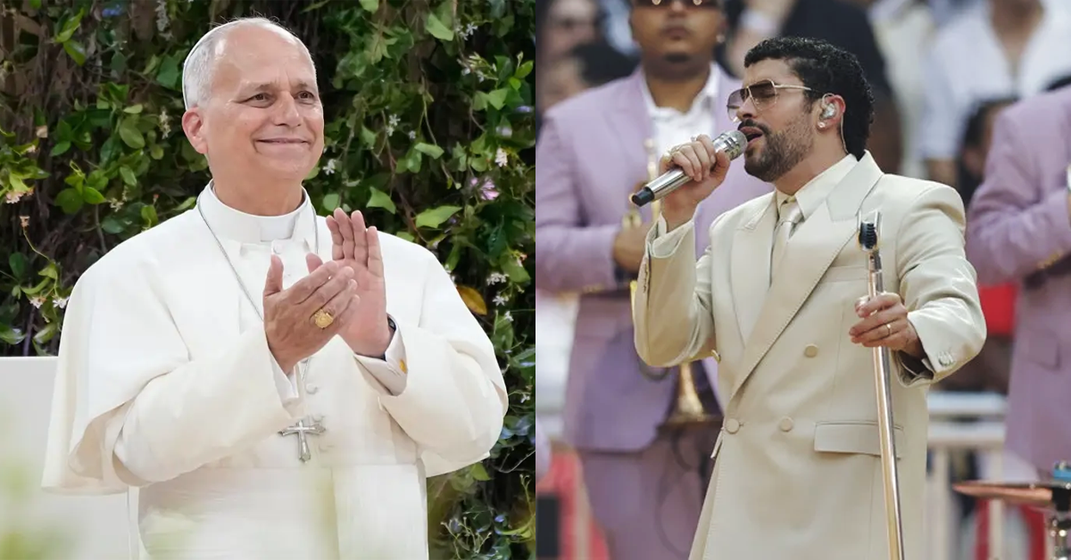 El Papa León XVI se reunió en privado con Bad Bunny en Madrid durante su visita a España