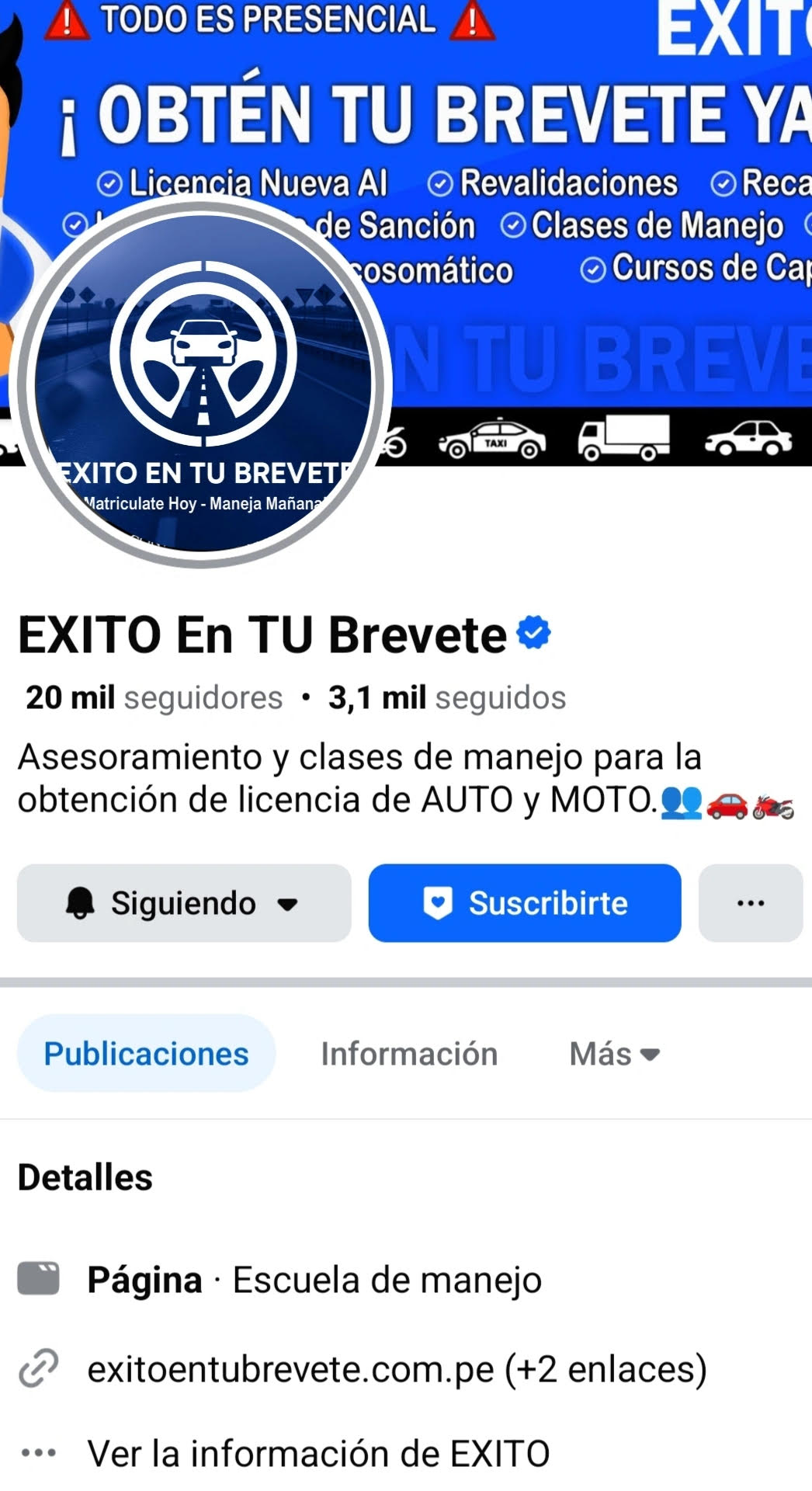Comunicado Oficial: Intento de sabotaje a página oficial de Éxito en tu Brevete
