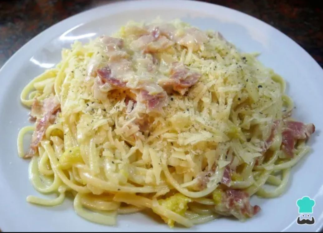 Espaguetis a la carbonara