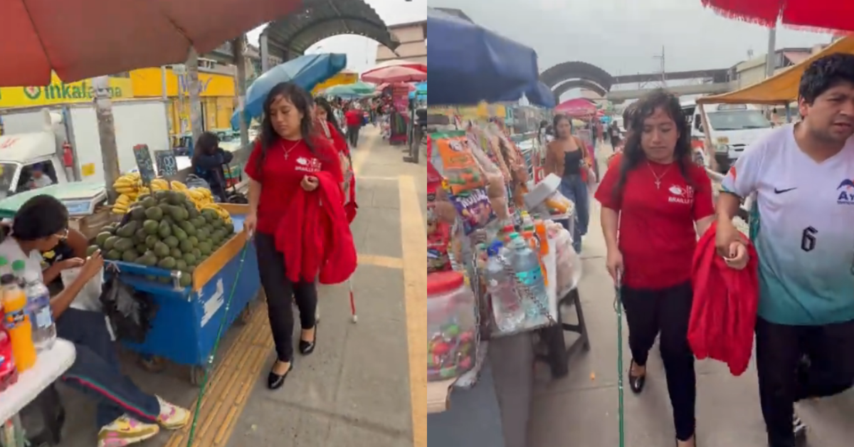 Video pone en evidencia la falta de accesibilidad en las calles y cómo afecta a personas con discapacidad visual