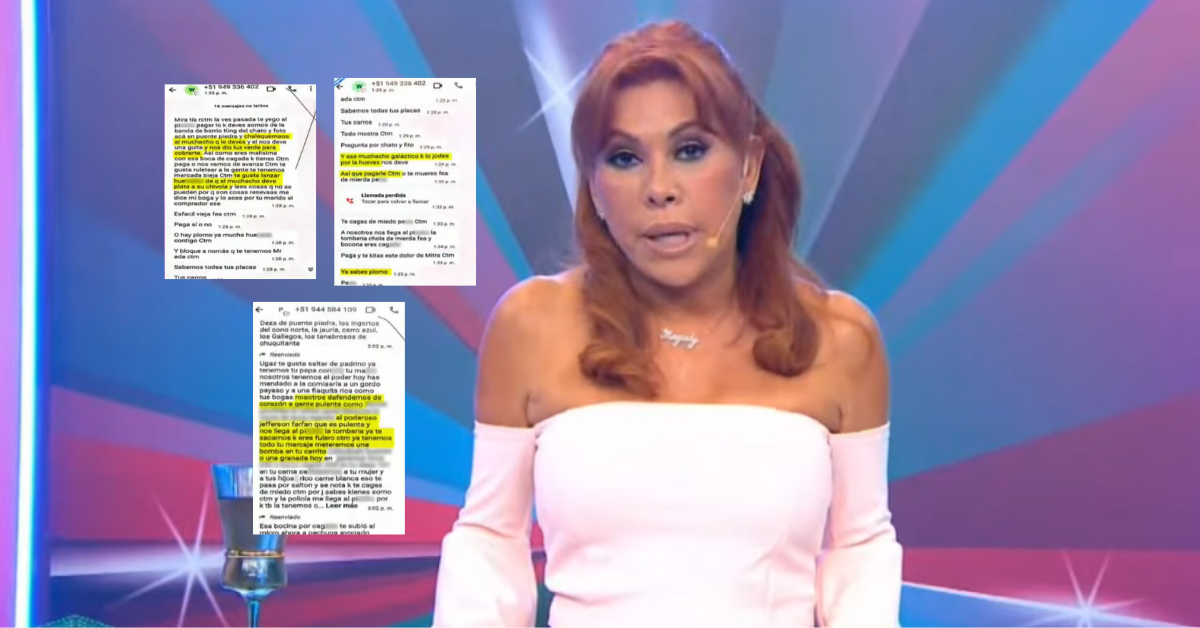 Magaly expone la denuncias ante el INPE, Fiscalía y Dirincri por amenazas: "Sabemos todas tus placas"