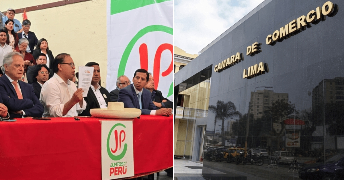 Cámara de Comercio de Lima exige al JNE pronunciarse sobre nuevo plan de gobierno de Juntos por el Perú