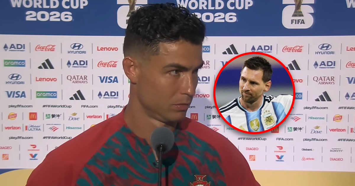Cristiano Ronaldo se incomoda ante pregunta sobre Messi tras triunfo ante Uzbekistán: "No respondo"