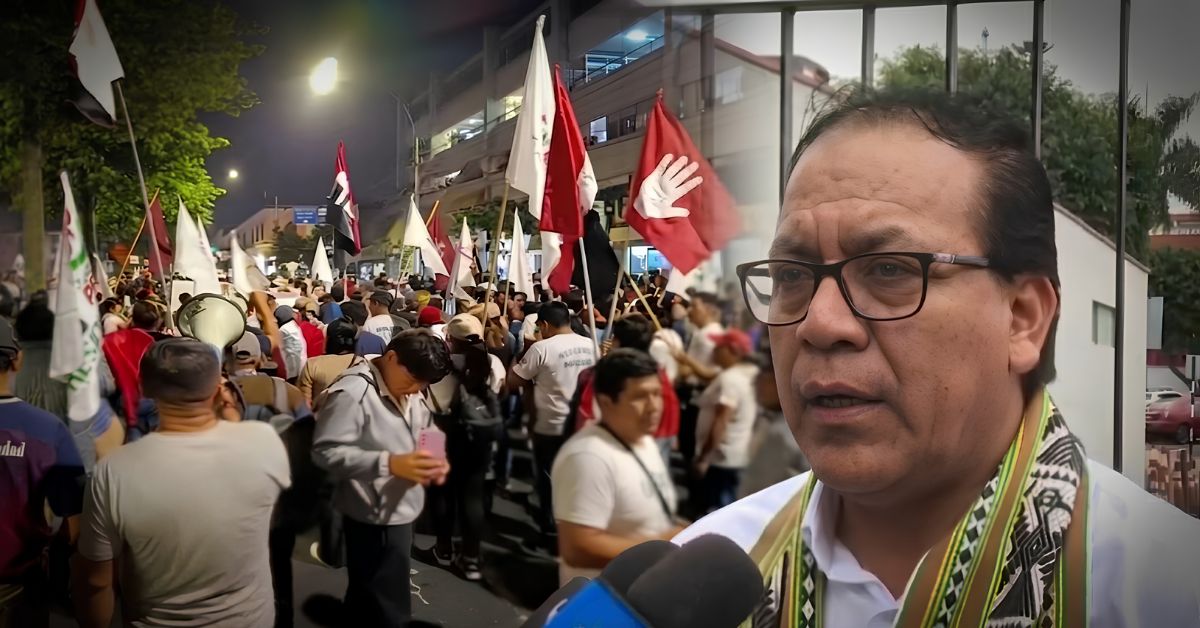 Roberto Sánchez garantiza protesta pacífica y descarta actos de violencia en movilización