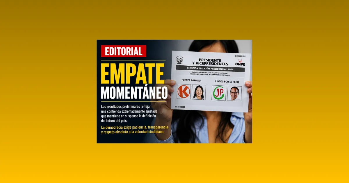 EMPATE MOMENTÁNEO