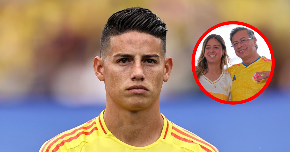 James Rodríguez envía mensaje a la hija de Gustavo Petro tras polémica por supuesto desplante