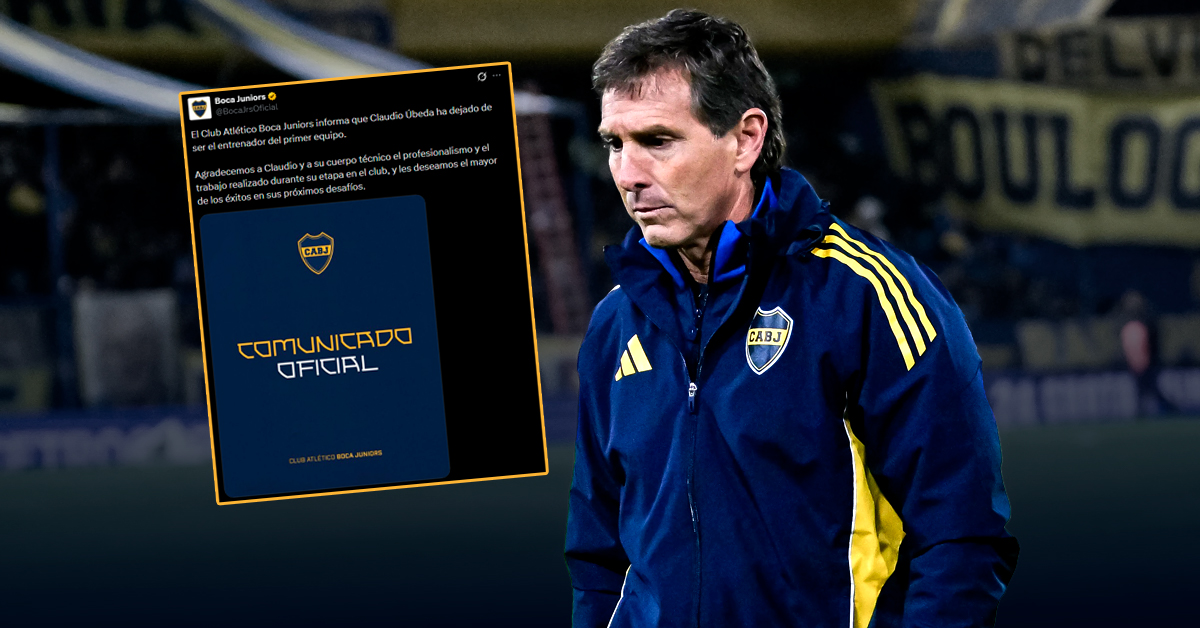 Boca Juniors oficializa la salida de Claudio Úbeda tras eliminación en la Copa Libertadores