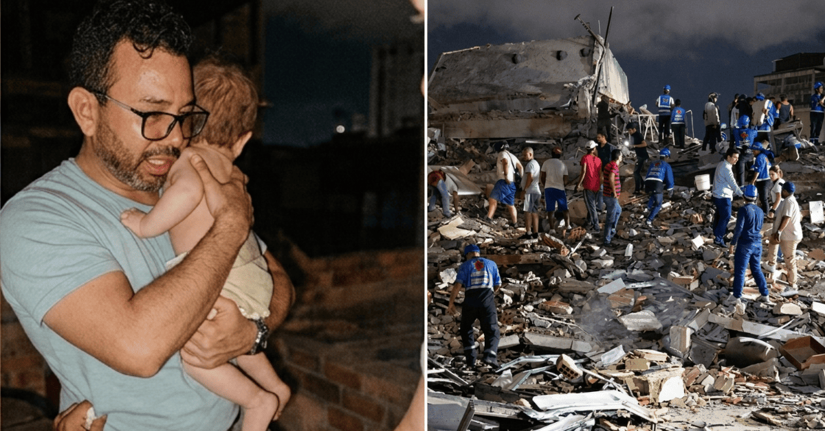 Bebé sobrevive y es rescatado entre los escombros tras sismos de gran magnitud en Venezuela: "Un guerrero"