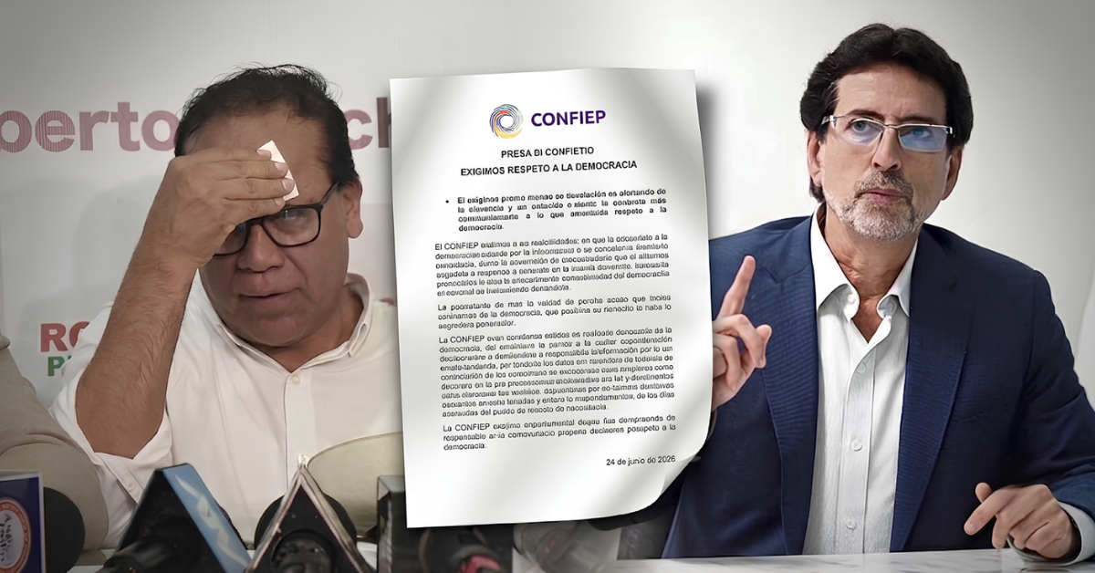 CONFIEP se pronuncia contra denuncias de "fraude en desarrollo" y exige respetar resultados electorales