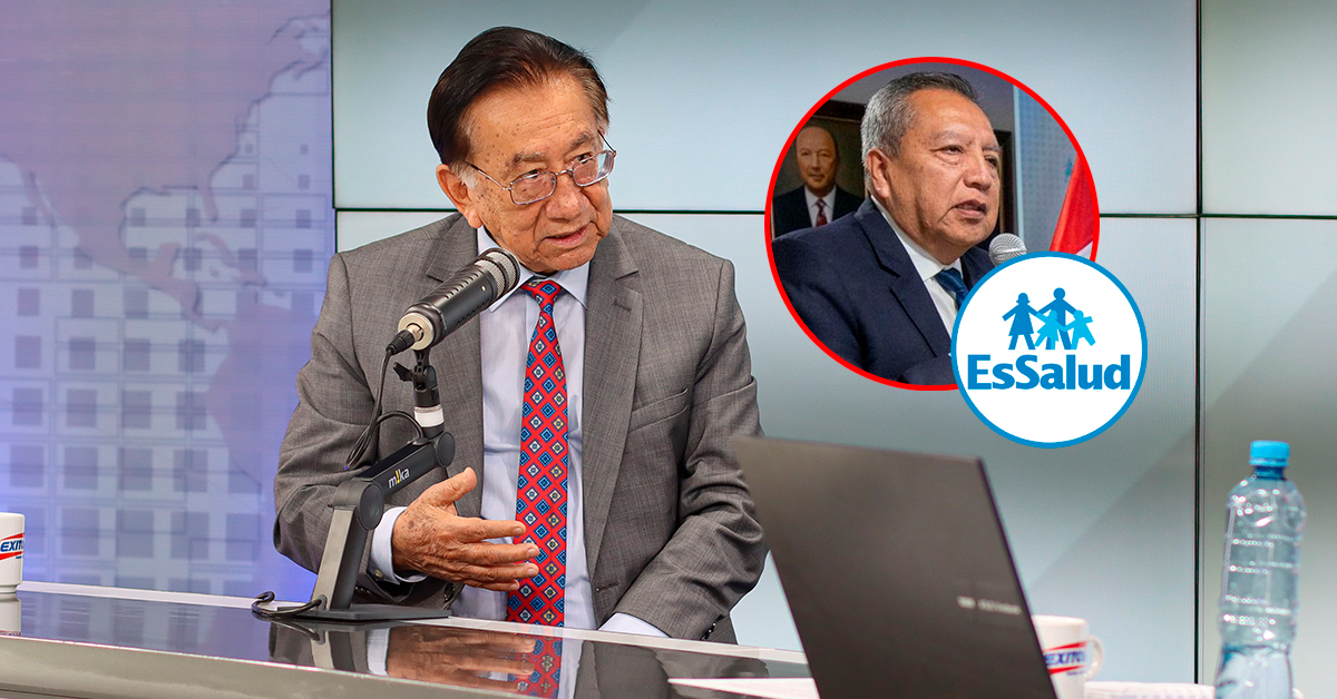 José Balcázar confía en que nuevo presidente de EsSalud "desmonte toda forma irregular y perversa" de la institución