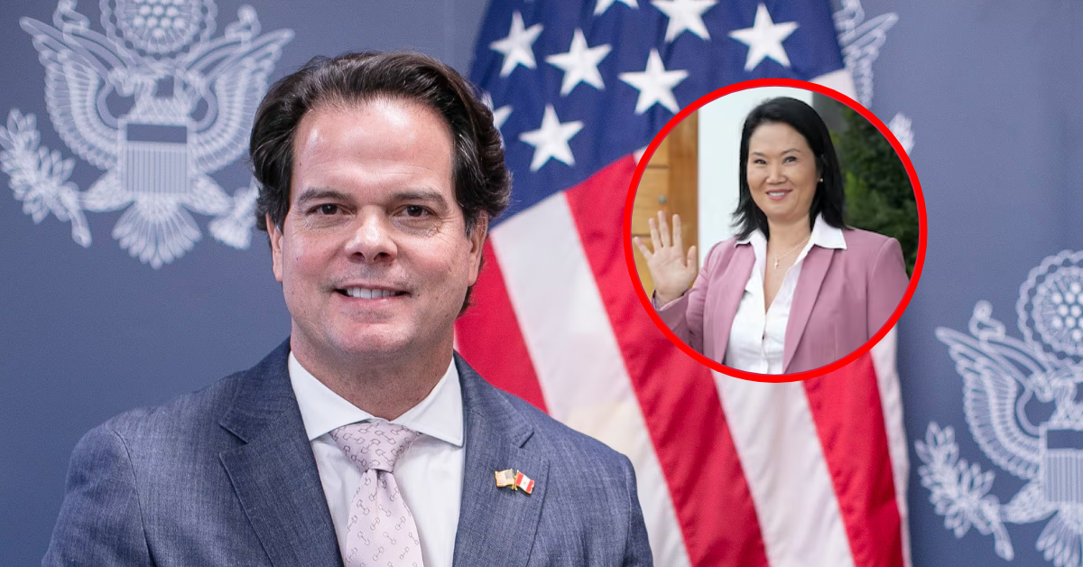 Embajador Bernie Navarro felicita a Keiko Fujimori tras resultados que la nombran virtual presidenta electa