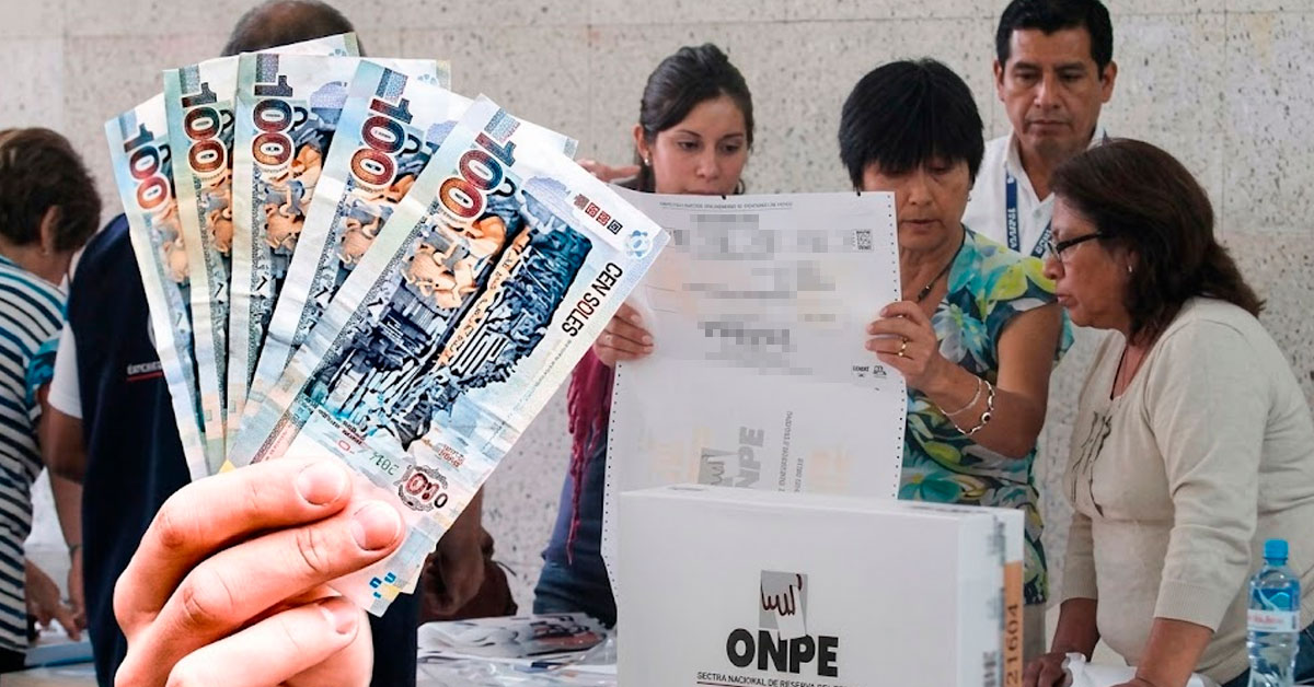Compensación económica a miembros de mesa inicia el 22 de junio: LINK para ver el estado de tu PAGO